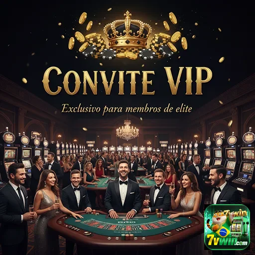 Convite VIP do 7vwin para eventos exclusivos de cassino.